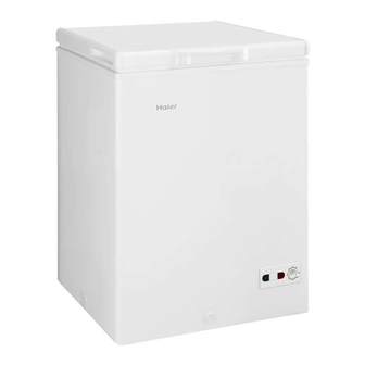 Haier Chest Freezer User Manual