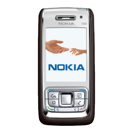 Nokia E65 Software Manual