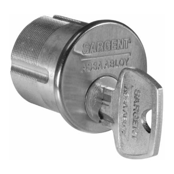 Assa Abloy Sargent Signature Series Manual
