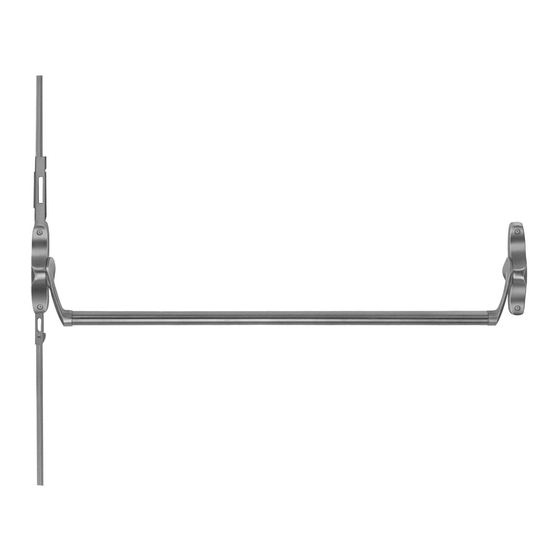 Allegion Von Duprin 5547WDC-F Installation Instructions