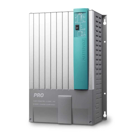 Mastervolt MASS COMBI ULTRA Installation Manual