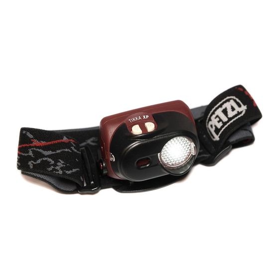 Petzl TIKKA XP E86P Manual