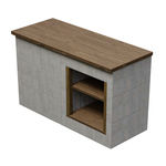 Belgard DESIGNFORMS COUNTER COMBO A 1 SHELVING UNIT & 1 SOLID UNIT Assembly Instructions Manual