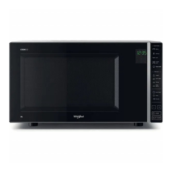 Whirlpool COOK 30 MWP 303 Instructions For Use Manual