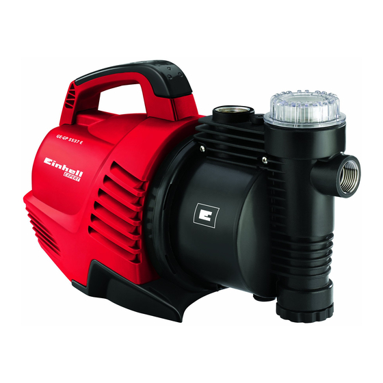 EINHELL GE-GP 5537 E Original Operating Instructions