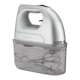 Cuisinart Power Advantage HM-7BCSXA Instruction/Recipe Booklet
