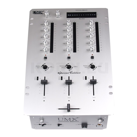 Gemini UMX-SE Operation Manual