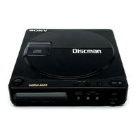 Sony Discman D-9 Operating Instructions Manual