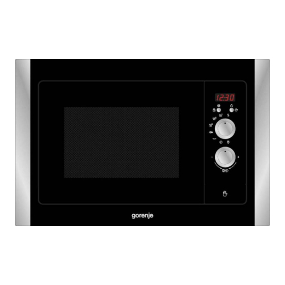Gorenje BM 2120 AX Instructions For Use Manual