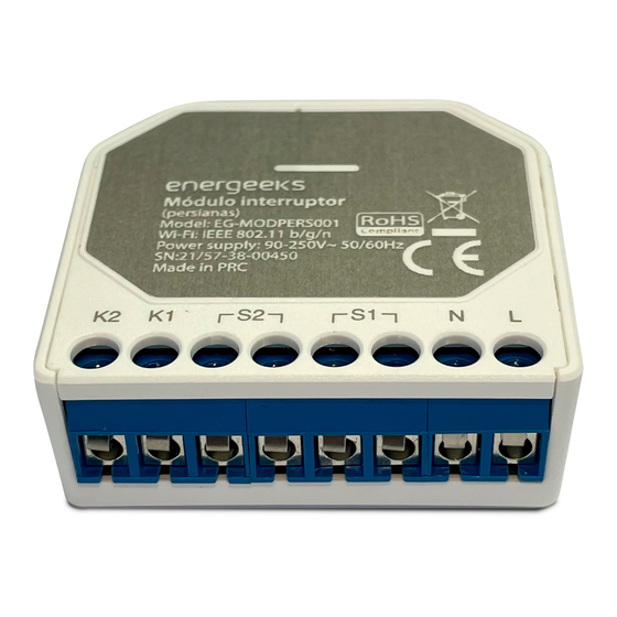 Energeeks EG-MODPERS001 Quick Installation Manual