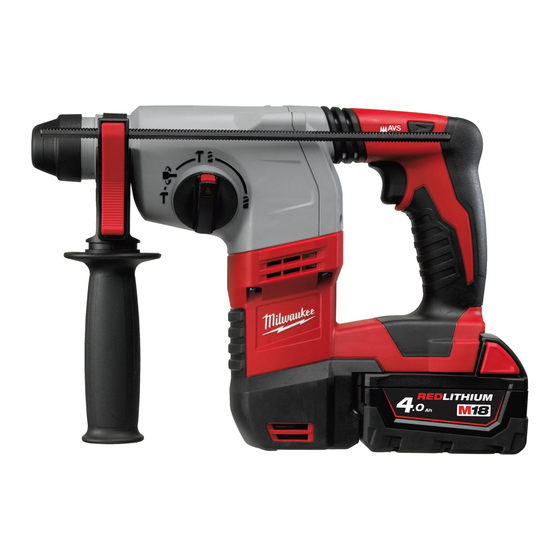 Milwaukee HEAVY DUTY HD18 H User Manual