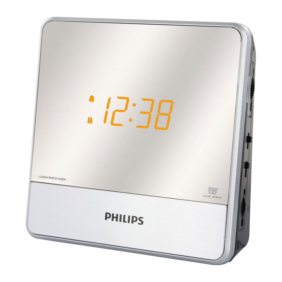 Philips AJ3231 User Manual