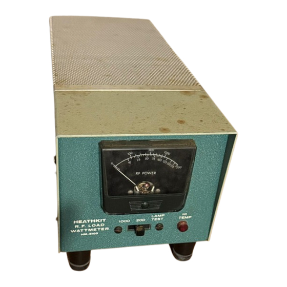 Heathkit HM-2103 Assembly And Operation Manual