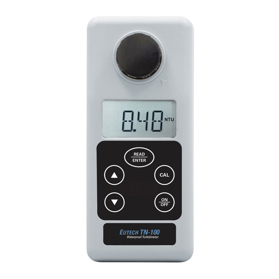 EUTECH INSTRUMENTS WATERPROOF TN100 TURBIDIMETER Instruction Manual