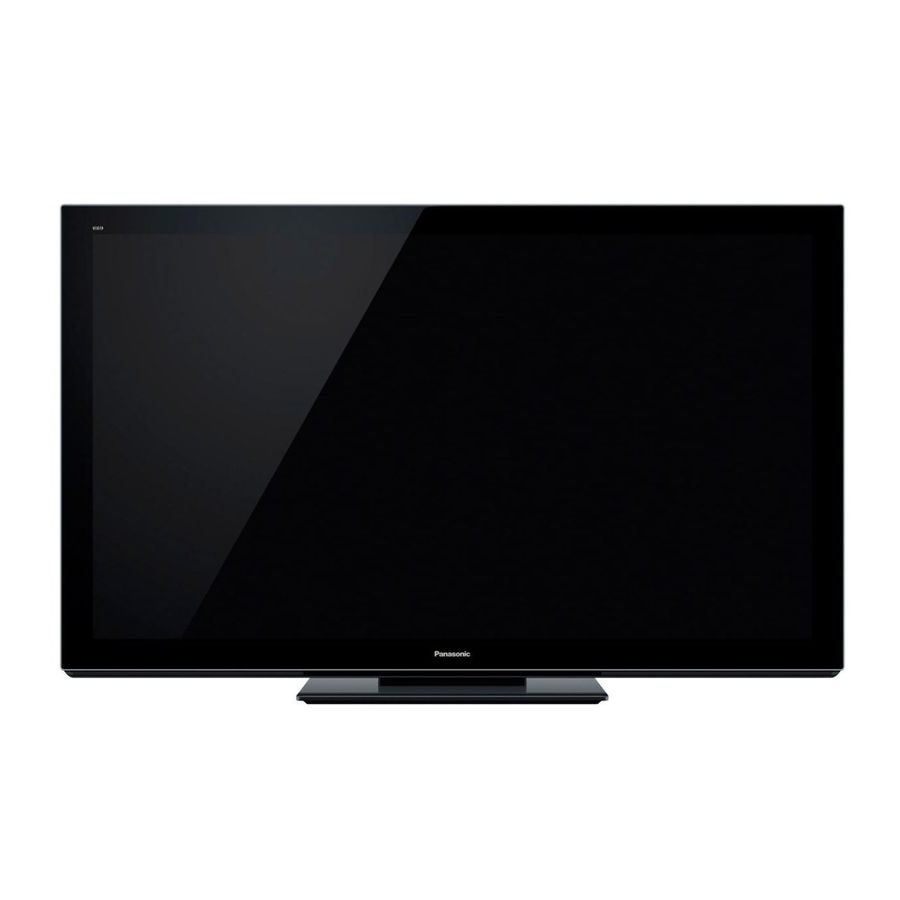 Panasonic Viera TX-P65VT30B Operating Instructions Manual