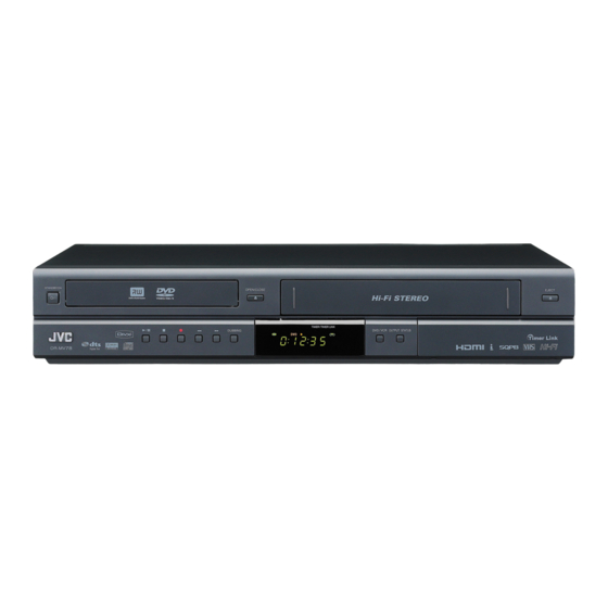 JVC DRMV78B - DVDr/ VCR Combo Manuals
