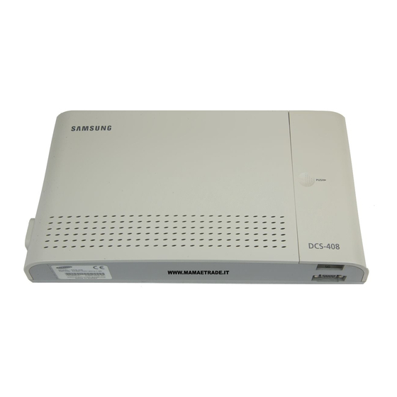 Samsung DCS-408 Installation Manual