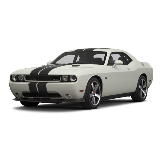 Dodge 2013 Challenger Owner's Manual