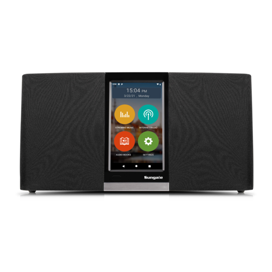 Sungale KWS433 WiFi Internet Radio Manuals