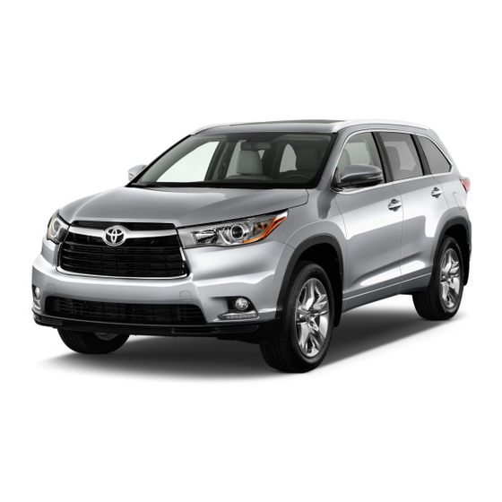 Toyota Kluger Owner's Manual