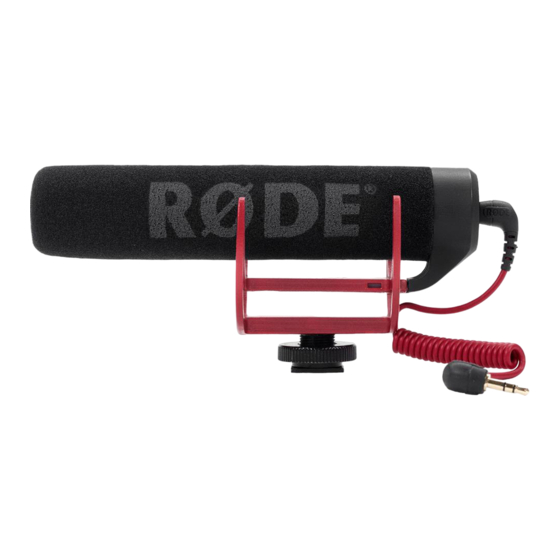 Rycote VideoMic GO Quick Start Manual