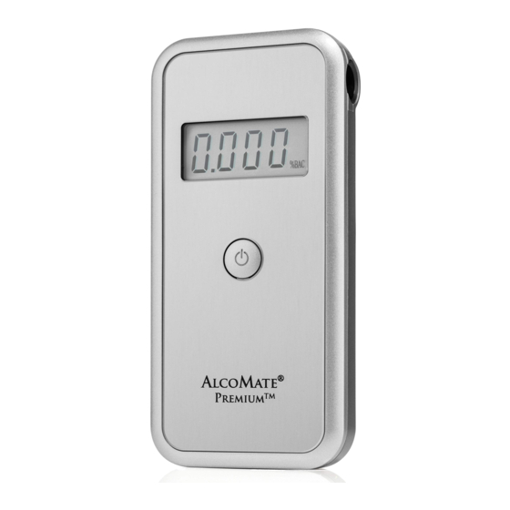 AlcoMate Premium AL7000 Operator's Manual