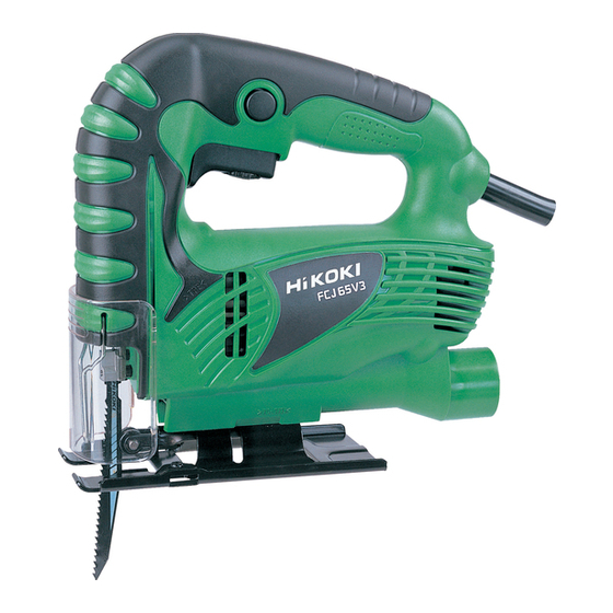 HIKOKI CJ 65V3 Handling Instructions Manual
