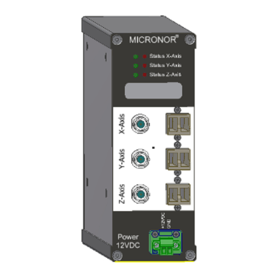 Micronor sensor MR660 Series Instruction Manual