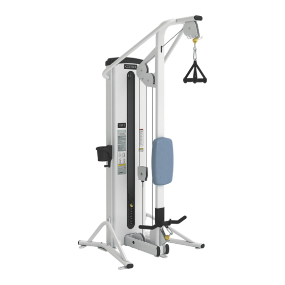 CYBEX VR1 Biceps Triceps Owner's Manual