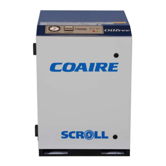 Coaire SCROLL CSOF-M3PL/H12 Maintenance Manual And Parts List