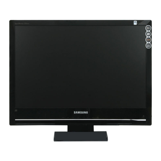 Samsung 225MW Quick Start Manual