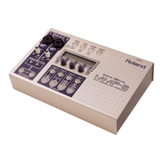Roland MMP-2 Owner's Manual