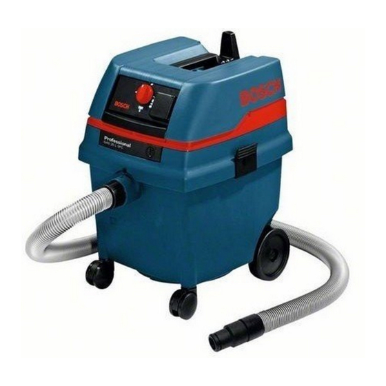 Bosch GAS 25 Operating Instructions Manual