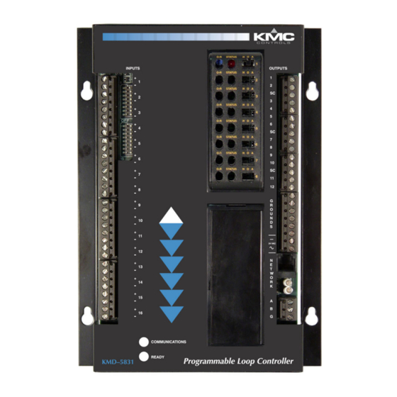 KMC Controls KMD-5831 Manuals