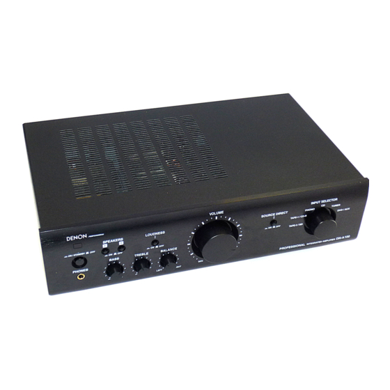 Denon DN-A100 Operating Instructions Manual