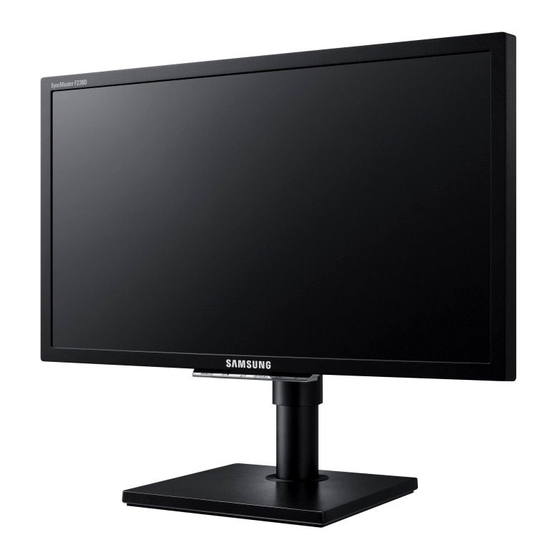 Samsung SyncMaster F2080 User Manual