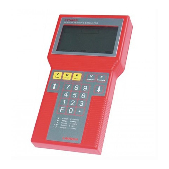 Launch STS600 User Manual