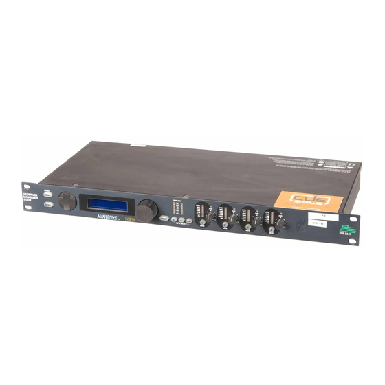 BSS Audio FDS-334T Manual