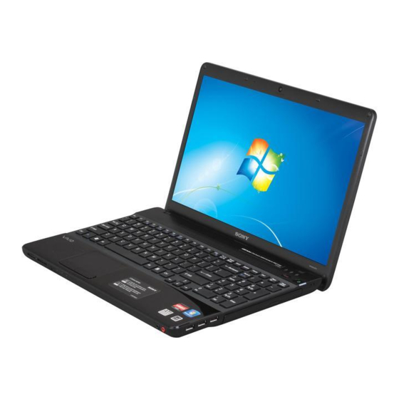 Sony VAIO VPCEE41FX Specification Sheet