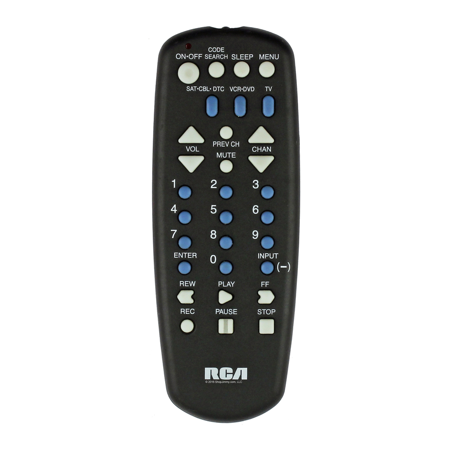 RCA RCU403R User Manual