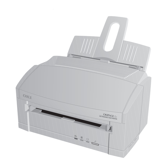 Oki Okipage 8p User Manual
