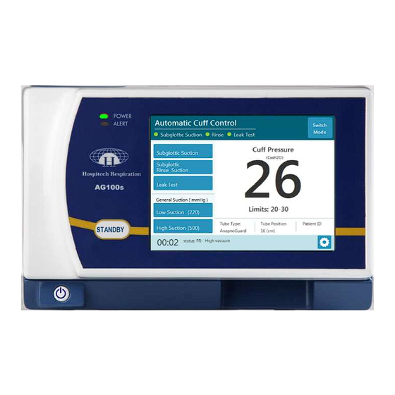 Hospitech Respiration AG100s Manuals