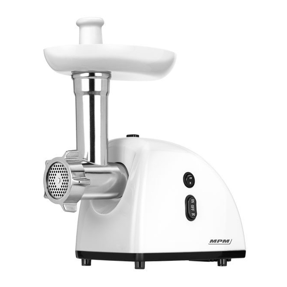 MPM MMM-05 Electric Meat Grinder Manuals