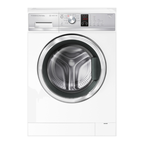 Fisher & Paykel WH7560P2 Installation Instructions & User Manual