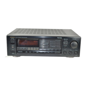 Onkyo TX-906 Instruction Manual