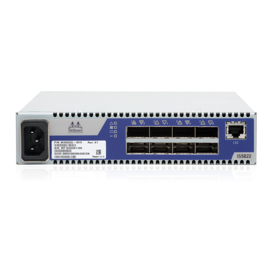 Mellanox Technologies InfiniScale MIS5022Q-1BRR User Manual