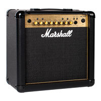 Marshall Amplification MG15FX Gold Quick Start Manual