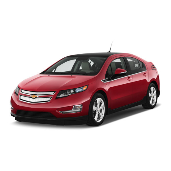 Chevrolet 2012 Volt Owner's Manual
