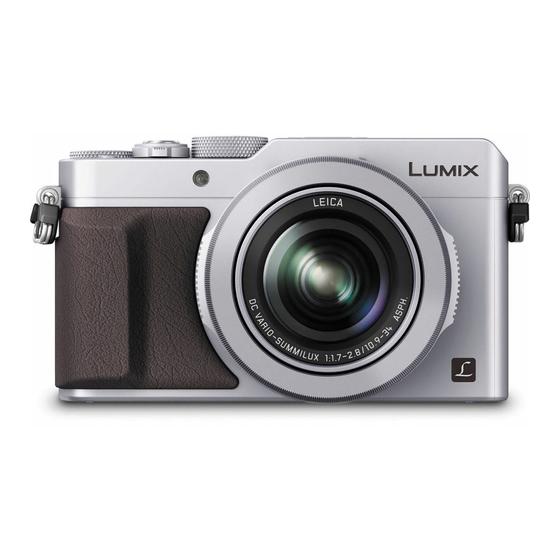 Panasonic Lumix DMC-LX100 Owner's Manual