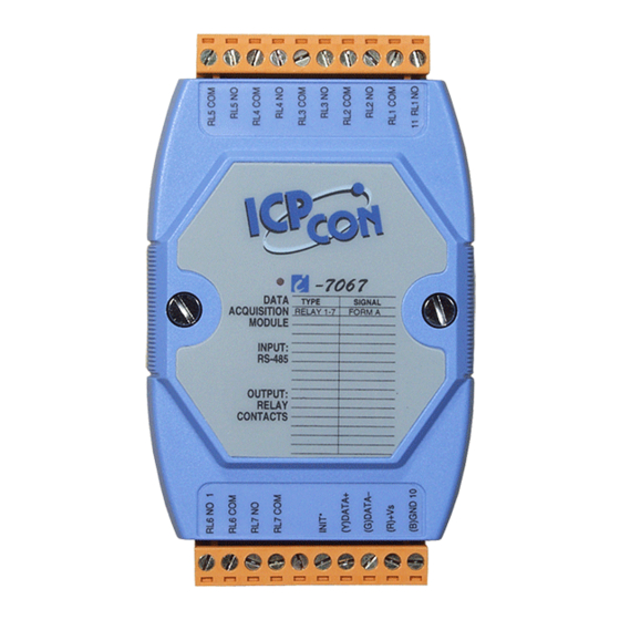 ICP DAS USA I-7067 Quick Start Manual